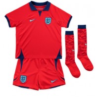 Otroški Nogometni dresi Anglija Harry Kane #9 Gostujoči SP 2022 Kratek Rokav (+ Kratke hlače)
